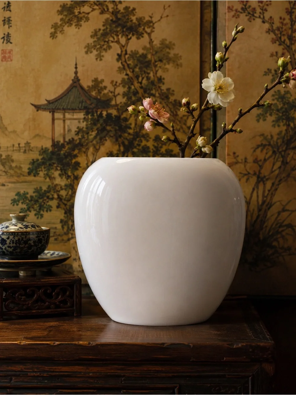 Vintage Otagiri “Grand Iris” Japanese Vase